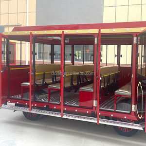 ODM 50 Asientos Park Electric Road Train, Precios de tren eléctrico sin rieles, City Tour Tren eléctrico para la venta - Product Image 2