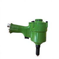 Riveteuse pneumatique verte, outil de pose de rivets, entrée d'air 1/4 NPT pour assemblage métallique