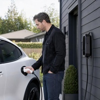 WICEN OEM ODM Logo personnalisé Petit MOQ 22kW 3 phases Câble de 5 mètres Qualité industrielle IP65 Affichage LCD Type 2 Chargeur EV portable