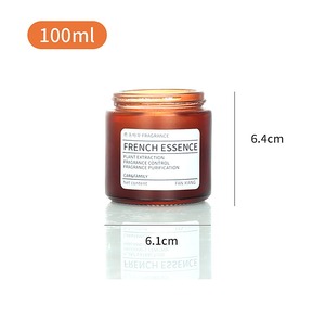 Commercio all'ingrosso satinato Logo su misura vetro vuoto diffusore di profumo per auto accessori <span class=keywords><strong>deodorante</strong></span> <span class=keywords><strong>deodorante</strong></span> barattolo di vetro - Product Image 5