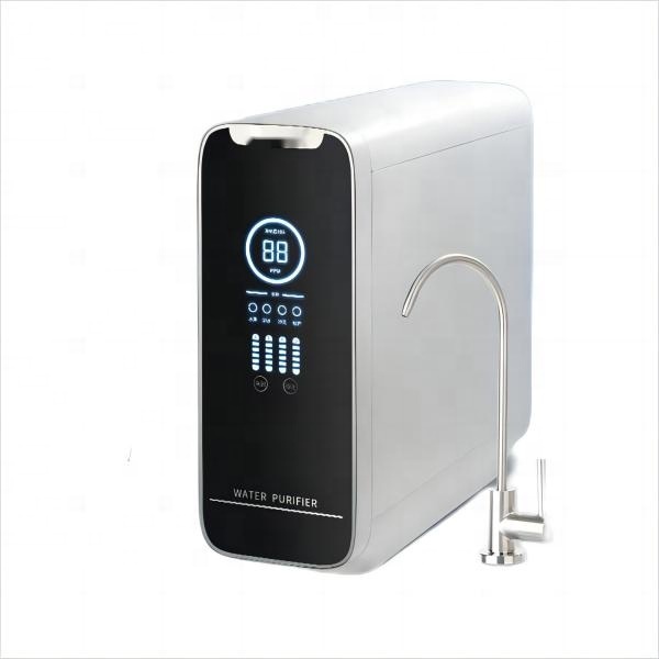 Big Capacity  Counter Top 4 Stages 600 800 GPD Water Filter Counter RO Filtration Tankless Purified Tap Water Kitchen Faucet