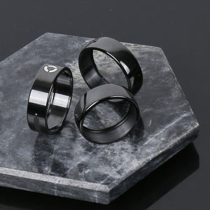 Carcasa de Anillo Inteligente de Cerámica de Zirconia Personalizada (Parte de Apariencia) Control por Aplicación, Sensor de Oxígeno en Sangre, Resistente al Agua IP68, Magnético - Product Image 2