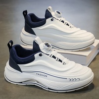 Chaussures décontractées pour hommes, baskets blanches décontractées, baskets tendance, chaussures de sport décontractées pour hommes