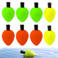 Flotteurs de pêche à la ligne en PVC à fente, indicateurs de touche pour la pêche à la mouche, bouées en mousse, accessoires de pêche à la truite