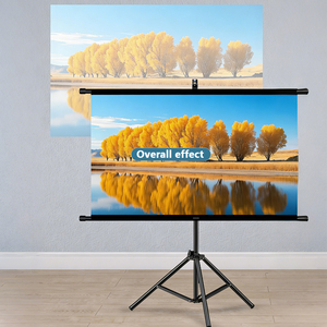 <span class=keywords><strong>Écran</strong></span> de projection <span class=keywords><strong>pliable</strong></span> Topleo ALR gris avec support, anti-lumière ambiante, trépied, grille blanche anti-lumière, <span class=keywords><strong>écran</strong></span> de projection extérieur - Product Image 6