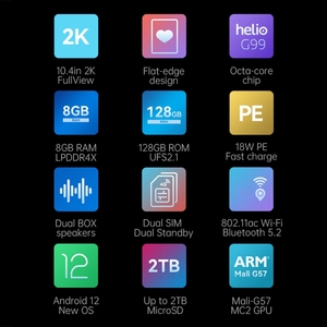 แท็บเล็ต <span class=keywords><strong>ALLDOCUBE</strong></span> <span class=keywords><strong>IPlay</strong></span> 50 Pro รุ่นใหม่ล่าสุด รองรับ 4G โทรได้ หน่วยความจำ 8GB+128GB แบตเตอรี่ 6000mAh แท็บเล็ตโทรศัพท์ 10.4 นิ้ว ระบบปฏิบัติการ Android 4G - Product Image 2