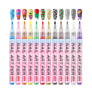 <span class=keywords><strong>Kit</strong></span> Profesional <span class=keywords><strong>de</strong></span> Pinceles <span class=keywords><strong>para</strong></span> Decoración <span class=keywords><strong>de</strong></span> <span class=keywords><strong>Uñas</strong></span> <span class=keywords><strong>de</strong></span> 0.7mm, 12 Colores <span class=keywords><strong>de</strong></span> Pintura Acrílica Líquida, Diseño Innovador <span class=keywords><strong>para</strong></span> Diseño <span class=keywords><strong>de</strong></span> <span class=keywords><strong>Uñas</strong></span> DIY - Product Image 1