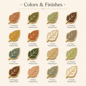 Imán de nevera esmaltado Kawaii con diseño de bosque, zorro, hongo, búho, hoja de roble, piña, estilo Cottagecore, juego de imanes metálicos - Product Image 4