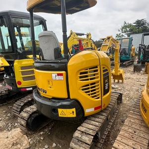 Mini-excavatrice d'occasion Komatsu20MR 2 tonnes 17 1,7 tonnes, machine de terrassement d'occasion avec EPA pour ferme/jardin, avec peu d'heures de travail - Product Image 2