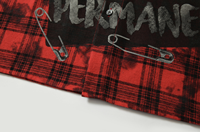 Chemise Homme Vintage Designer Unisexe Décontractée Coupe Ample avec Logo Textuel Personnalisé et Boutons