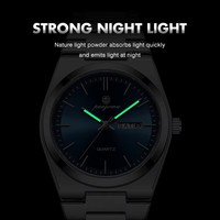 PAAZOMU Luxus Quarz Herren Armbanduhr Sport Männer Uhren Wasserdicht Leuchtend Wochenanzeige Edelstahl Herrenuhr Männliche Armbanduhr 930