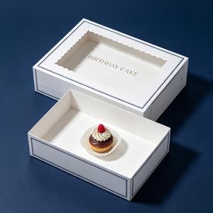 Boîte à biscuits de saison écologique et biodégradable pour les fêtes, emballage en carton rigide avec fenêtre, impression quadricolore personnalisée pour - Product Image 6