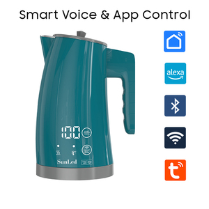 Sunled, nuevo diseño, tetera 304 de acero inoxidable de grado alimenticio, tetera inteligente eléctrica con control de temperatura y mantenimiento del calor - Product Image 2