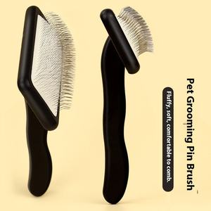 <span class=keywords><strong>Brosse</strong></span> longue en bois de qualité supérieure pour chiens de compagnie-Parfait pour le toilettage et les bains pour chiens de compagnie - Product Image 2