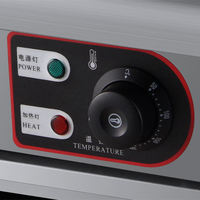 Crêpière Commerciale Double Automatique, Machine à Crêpes Électrique Portable