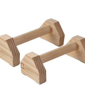 Wooden <b>Push</b>-<b>Up</b> <b>Bars</b> 20cm 30cm 40cm Anti-Slip Home Fitness Equipment - Product Image 5