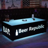 Meubles de bar cool/boîte de nuit/KTV/boîte de nuit/led cube table narguilé salon meubles canapé ensemble centre pièces table
