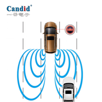 Detección de punto ciego por microondas, 24GHZ, BSD, sistema de conducción de seguridad, sistema de asistencia al vehículo, Sensor de punto ciego, Detector de radar