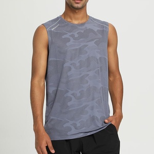 Summer Man Blank Tank Top Quick Dry Breathable Training Sleeveless Loose Shirts - Product Image 4