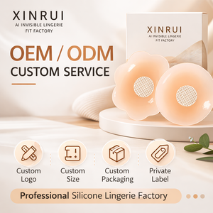 XINRUI Copricapezzoli in Silicone Traspirante Personalizzabili <span class=keywords><strong>per</strong></span> Donne, Ipoallergenici, Adesivi, Riutilizzabili e Impermeabili - Product Image 1