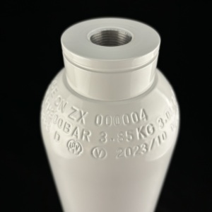 ZX Iso7866 0.29L-54L Áp Lực Cao 50L Y Tế AA6061-T6 Nhôm Oxy Xi Lanh 200bar/300bar Khẩn Cấp Y Tế Khí - Product Image 3