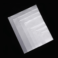 Logo personnalisé PVC/CPE/PP sac pochettes en plastique givré fermeture éclair vêtements sac d'emballage de vêtements