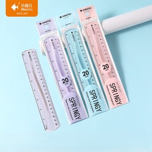 Aangepaste 20Cm Heldere Zachte Pvc Flexibele Kawaii Liniaal Duurzaam Plastic Schoolbenodigdheden - Product Image 1
