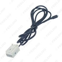 Câble adaptateur autoradio MP3 AUX-IN pour BMW E39 E53 X5 E60 E61 12 broches Port AUX câble de faisceau de câbles