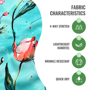 High Quality Crinkle Matte Polyester Spandex <b>Fabric</b> 4 Way Stretch for Dress - Product Image 2