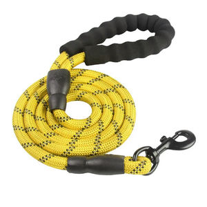 Correa de perro de nailon trenzado redondo fuerte reflectante Multicolor cuerda personalizada para mascotas para entrenar y caminar - Product Image 3