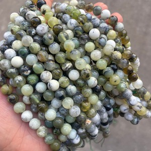 Perles d'<span class=keywords><strong>Opale</strong></span> Verte Naturelle 6-12mm, Cristal <span class=keywords><strong>de</strong></span> Guérison, <span class=keywords><strong>Opale</strong></span> Prase, <span class=keywords><strong>Opale</strong></span> Dendritique, Perles <span class=keywords><strong>de</strong></span> <span class=keywords><strong>Pierre</strong></span> en Vrac pour Bijoux <span class=keywords><strong>Pierre</strong></span> <span class=keywords><strong>de</strong></span> Naissance d'Octobre - Product Image 3