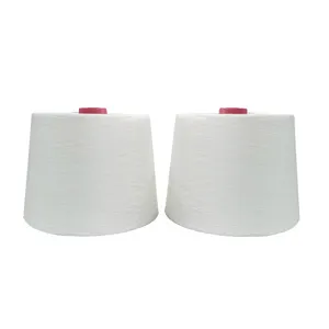 30/1 virgin raw white anti pilling 70 % cotton 30% polyamide nylon blended yarn spun socks yarn