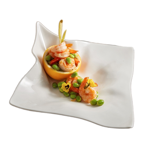 Plato de Porcelana Blanco Exquisito para Menú de Chef, Ideal para Bistro, Restaurante, Hotel, Fiestas, con Personalización Única - Product Image 2