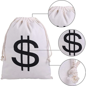 Cotton <strong>Canvas</strong> Draw <strong>String</strong> Jewellery <strong>Bag</strong> Small Pouch Acceptable Custom Design Double <strong>String</strong> Handbag Shoe Dust <strong>Drawstring</strong> <strong>Bags</strong> - Product Image 2