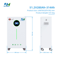 Baterai Lithium JM BYD 300Ah 314Ah 48V Vertikal untuk Rumah, Sistem Tenaga Surya 15kWh 16kWh, 8000+ Siklus Dalam (Deep Cycle)