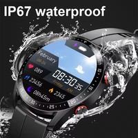 Nouvelle Montre Connectée Hw20 2026 avec ECG, PPG, Appel Bluetooth, Suivi de Santé Laser, Tension Artérielle, Fitness et Sport, Étanche pour Hommes