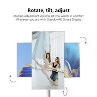NASM 32 pulgadas Smart TV portátil para juegos de negocios en casa Android TV Smart Television monitor de pantalla táctil