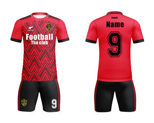 Bleu Rouge Blanc Vert Jaune Blanc Orange Bas quantité minimale de commande En Gros Club Populaire Sport T-Shirt Hommes Haute Qualité Uniformes Jersey Football - Product Image 3