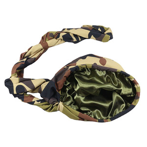Turban Halo pour Hommes, Doublure Soyeuse, Design Exclusif, Bande Torsadée, Accessoire Cheveux 360 Wave - Product Image 5