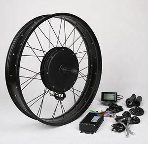 Fat Rim 3000W Hub Motor 48V 72V Ebike Kit 26*4.0 Sepeda Listrik dengan Pas Kit - Product Image 2
