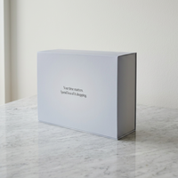 Boîte cadeau pliable magnétique de luxe sur mesure, emballage en papier rigide pliable de qualité supérieure