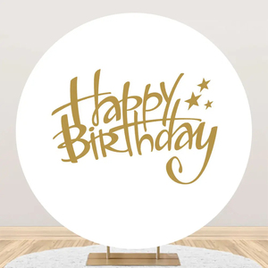 Tissu de dessin animé personnalisé décoration de fête de mariage décor d'<span class=keywords><strong>anniversaire</strong></span> couverture de fond sonique ronde - Product Image 3