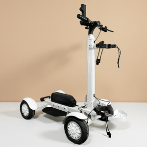 สกู๊ตเตอร์กอล์ฟไฟฟ้า 4 ล้อ ขนาด 10 นิ้ว แบตเตอรี่ความจุสูง พร้อมมอเตอร์แบบไร้แปรงถ่าน รถเข็นกอล์ฟ - Product Image 3