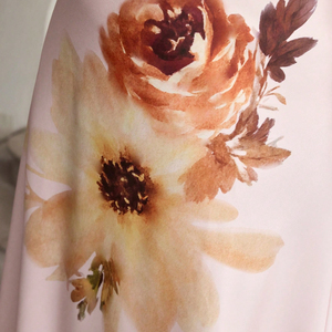 <span class=keywords><strong>Robe</strong></span> pour femme sur mesure, grande taille, imprimé floral, <span class=keywords><strong>mi</strong></span>-<span class=keywords><strong>longue</strong></span>, taille empire, <span class=keywords><strong>moulante</strong></span>, col montant, manches longues, élégante, pour mariée ou soirée, directement de l'usine - Product Image 4