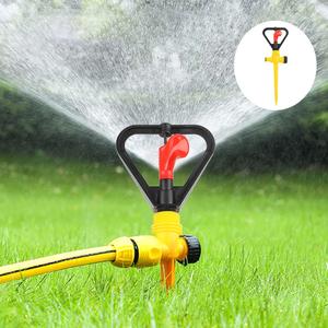 Aspersor de 360 grados con cabezal de engranaje, conexión roscada de plástico, tipo mariposa, para riego de césped, jardín y paisajismo - Product Image 3