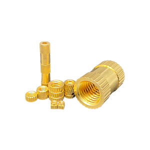 4*10 écrous de <span class=keywords><strong>fer</strong></span> à <span class=keywords><strong>souder</strong></span> en cuivre <span class=keywords><strong>pour</strong></span> meubles sur mesure écrous d'insertion thermofusibles à filetage en laiton moleté - Product Image 4