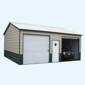 Abri de <span class=keywords><strong>jardin</strong></span> préfabriqué en acier galvanisé léger et robuste à prix abordable, <span class=keywords><strong>garage</strong></span> automobile personnalisé pour la vente en gros - Product Image 5