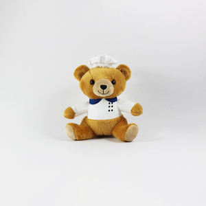 Oso de Peluche Personalizado con Uniforme de Chef, Unisex, con Gorro de Chef, Relleno de Algodón PP - Product Image 2