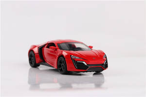 Miniauto Dubai supercar 1:32 modello caldo modello pressofuso con suono e luce modello pullback - Product Image 6