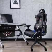 Silla de simulador ergonómico Cadeira con soporte para juegos de carreras, elevador de cuero, silla para juegos de ordenador Pc personalizada